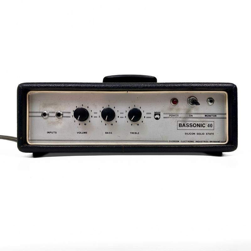 Overeem Bassonic 40 Silicon Solid State Bass Amplifier Head