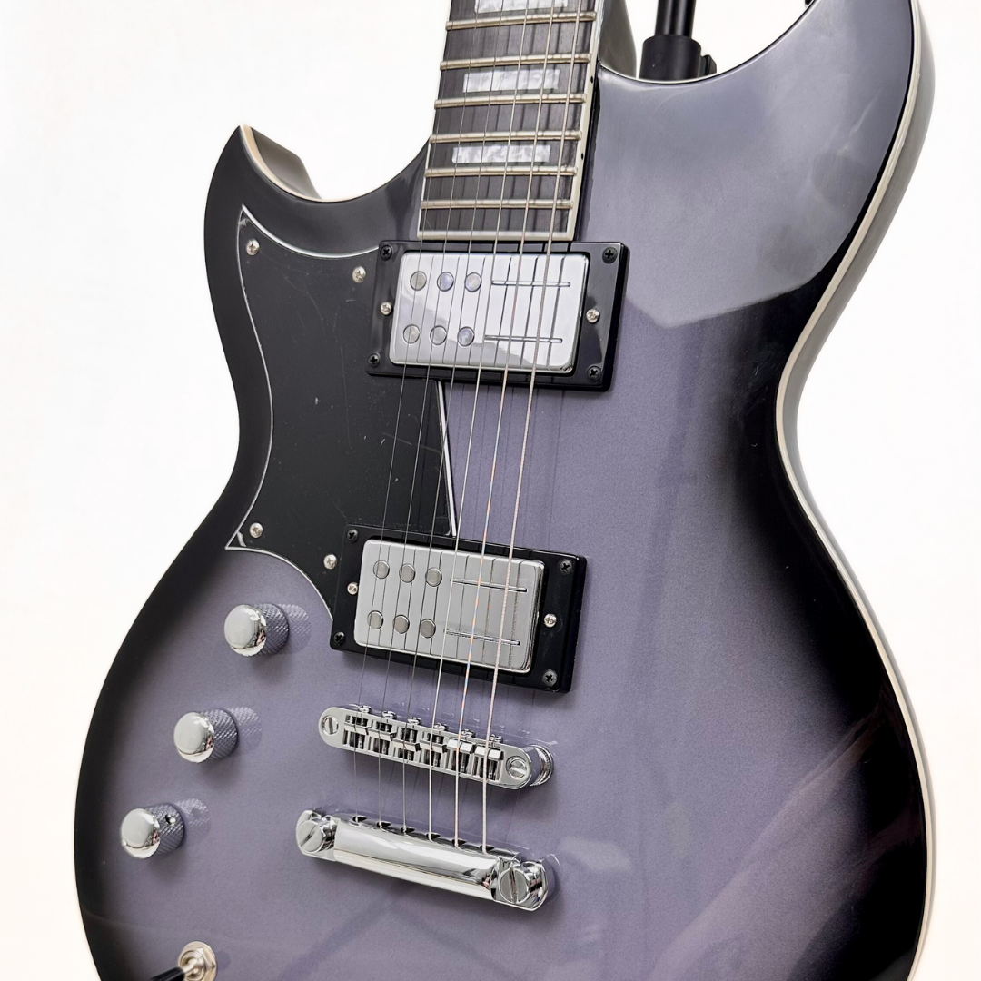 Reverend Sensei RA Electric Guitar in Periwinkle Burst (Left-Handed)