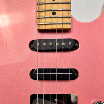 1980s Charvel by Jackson/Charvel Model 7 Telecaster Electric Guitar (Modified) in Bugundy Pink Mist