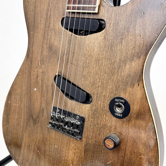 Fernandes TEJ-style Telecaster Electric Guitar with Custom Brown Natural Finish