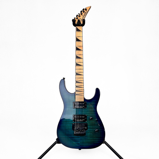 2007 Jackson DK2M Dinky Electric Guitar in Transparent Blue Burst