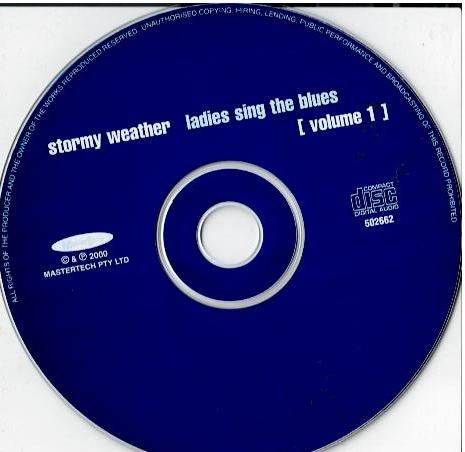 Various – Stormy Weather / Ladies Sing The Blues - Volume 1 (CD, Compilation)