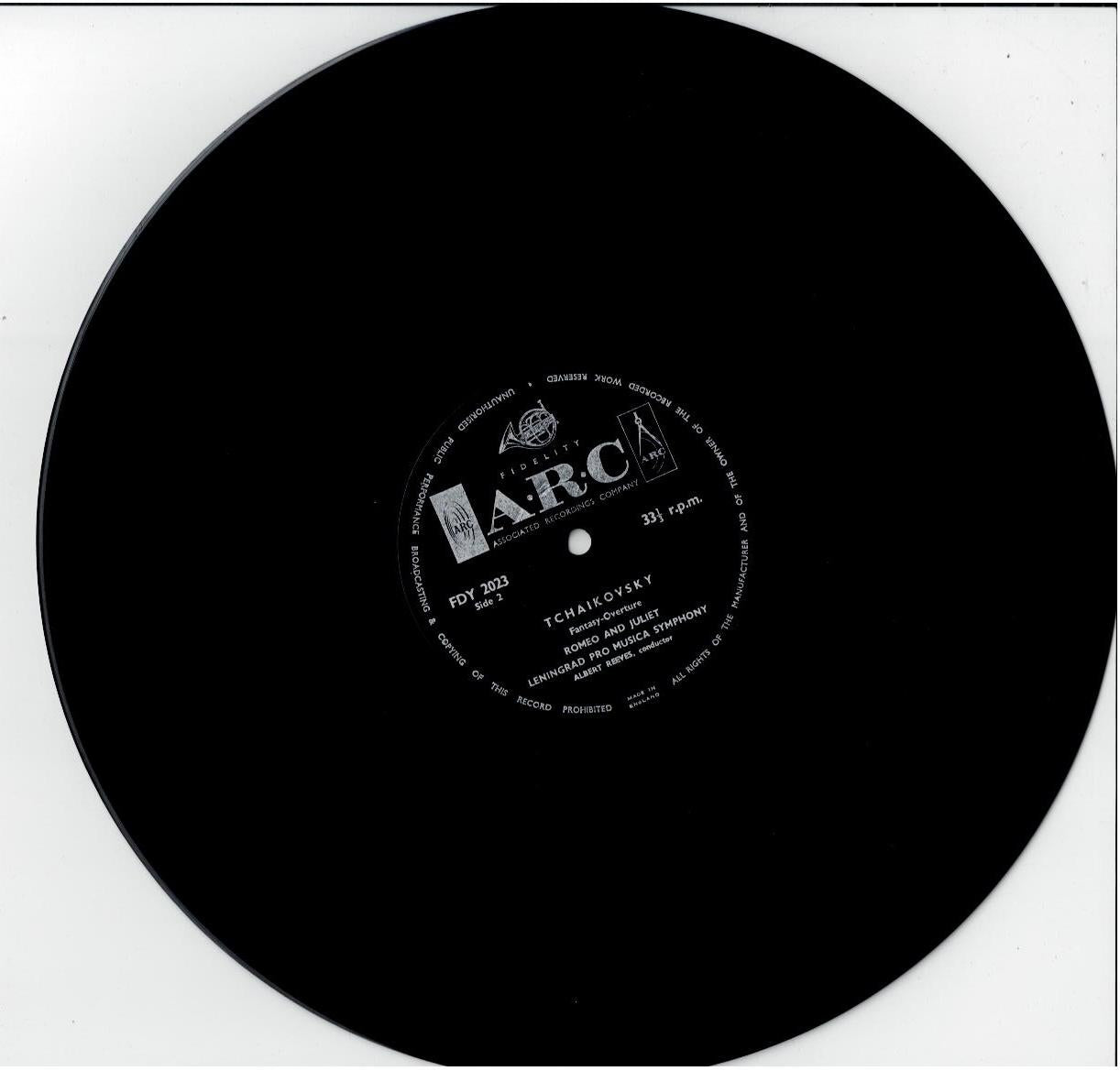 Tchaikovsky / Leningrad Pro Musica Symphony, Albert Reeves – Ballet Suite, The Sleeping Princess, Op. 66 / Fantasy-Overture, Romeo And Juliet (Vinyl, LP) - Damaged Cover