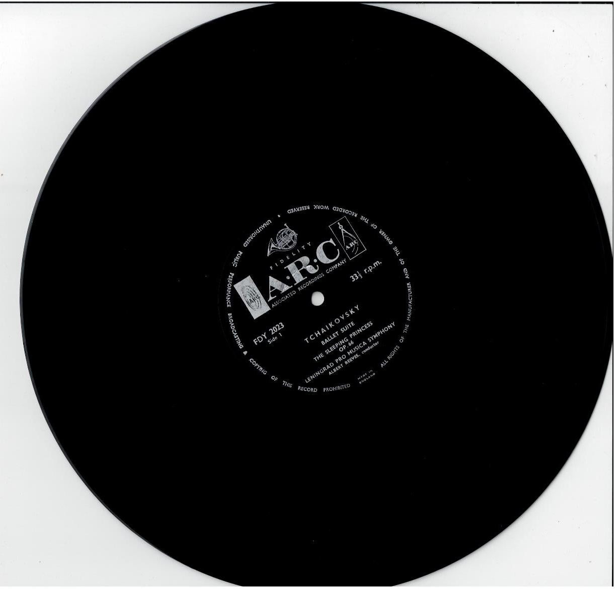 Tchaikovsky / Leningrad Pro Musica Symphony, Albert Reeves – Ballet Suite, The Sleeping Princess, Op. 66 / Fantasy-Overture, Romeo And Juliet (Vinyl, LP) - Damaged Cover