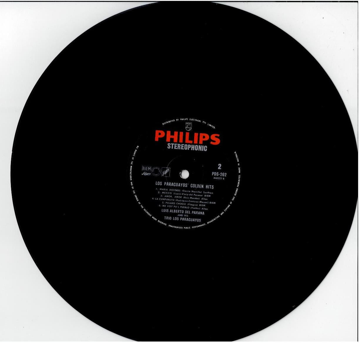 Luis Alberto Del Parana Y Los Paraguayos – Los Paraguayos' Golden Hits (Vinyl, LP, Compilation, Stereo)