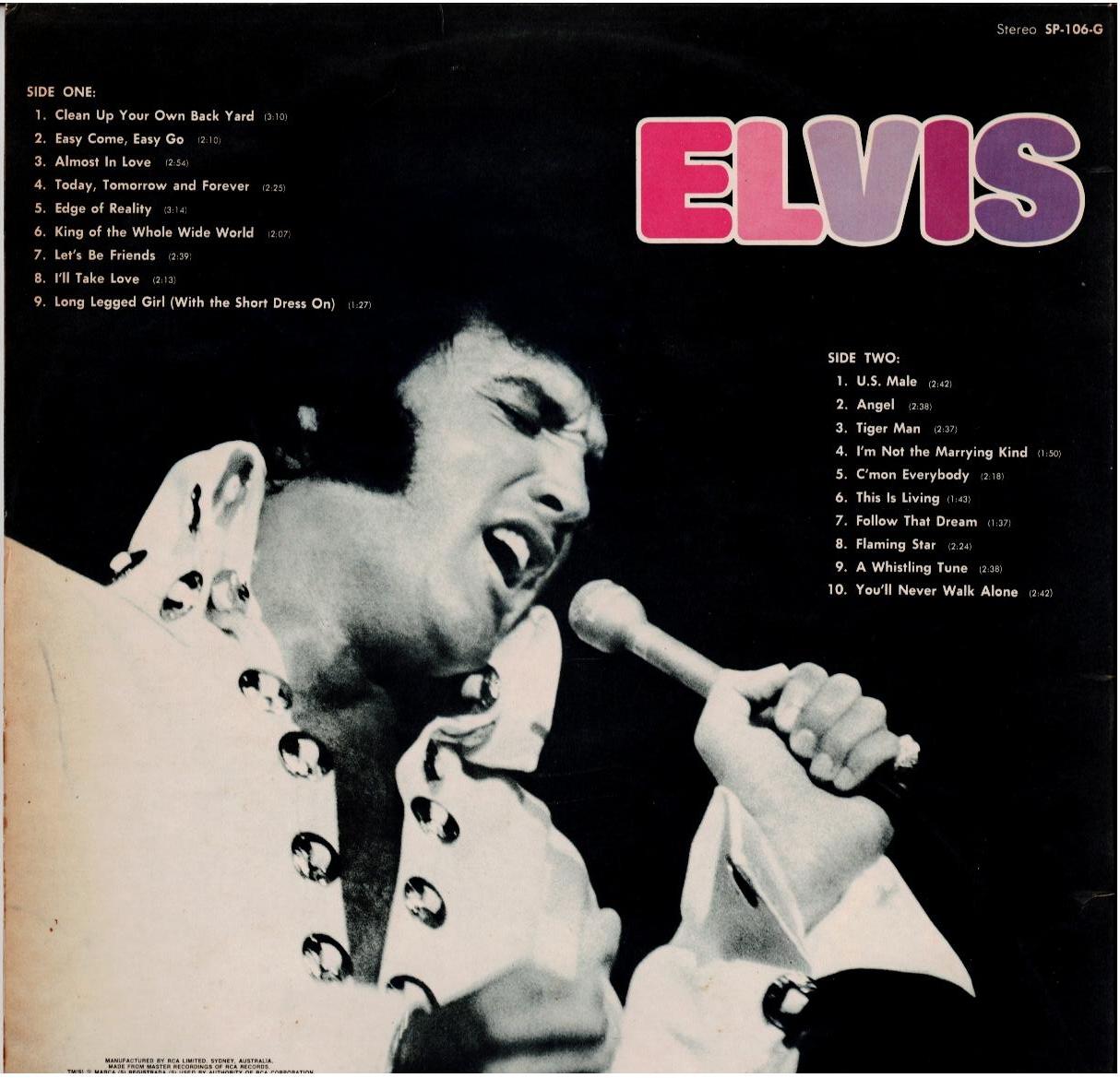 Elvis Presley – Elvis (Vinyl, LP, Compilation, Gatefold)