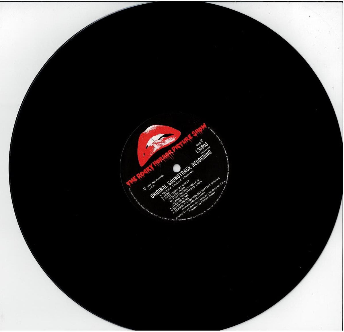"The Rocky Horror Picture Show" Original Cast – The Rocky Horror Picture Show - Original Sound Track (Vinyl, LP, Album, 1st Release)