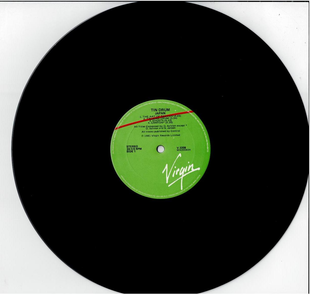 Japan – Tin Drum (Vinyl, LP, Album, Stereo)
