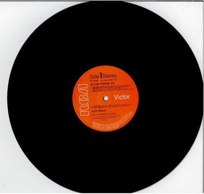 Elvis Presley – On Stage (Vinyl, LP, Album, Reissue, Orange Labels)