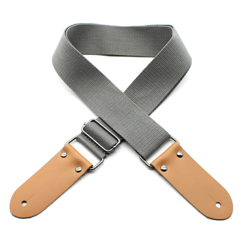 DSL 50COTTON-GREY Grey Cotton Guitar Strap