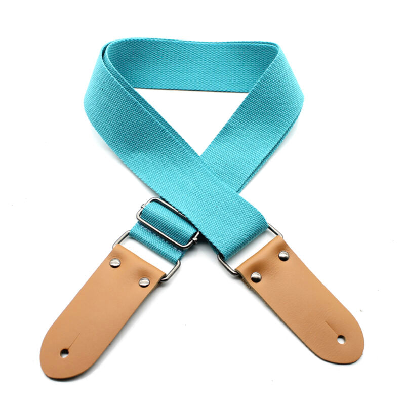 DSL 50COTTON-LIGHT BLUE Light Blue Cotton Guitar Strap