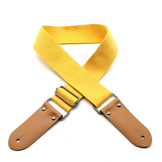 DSL 50COTTON-YELLOW Yellow Cotton Guitar Strap