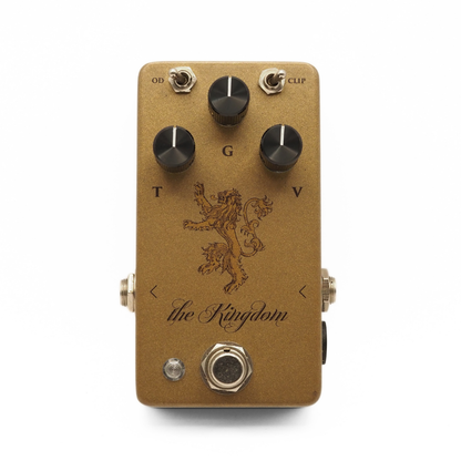 Foxpedal Kingdom Overdrive V2 Limited Edition Vintage Gold Effect Pedal
