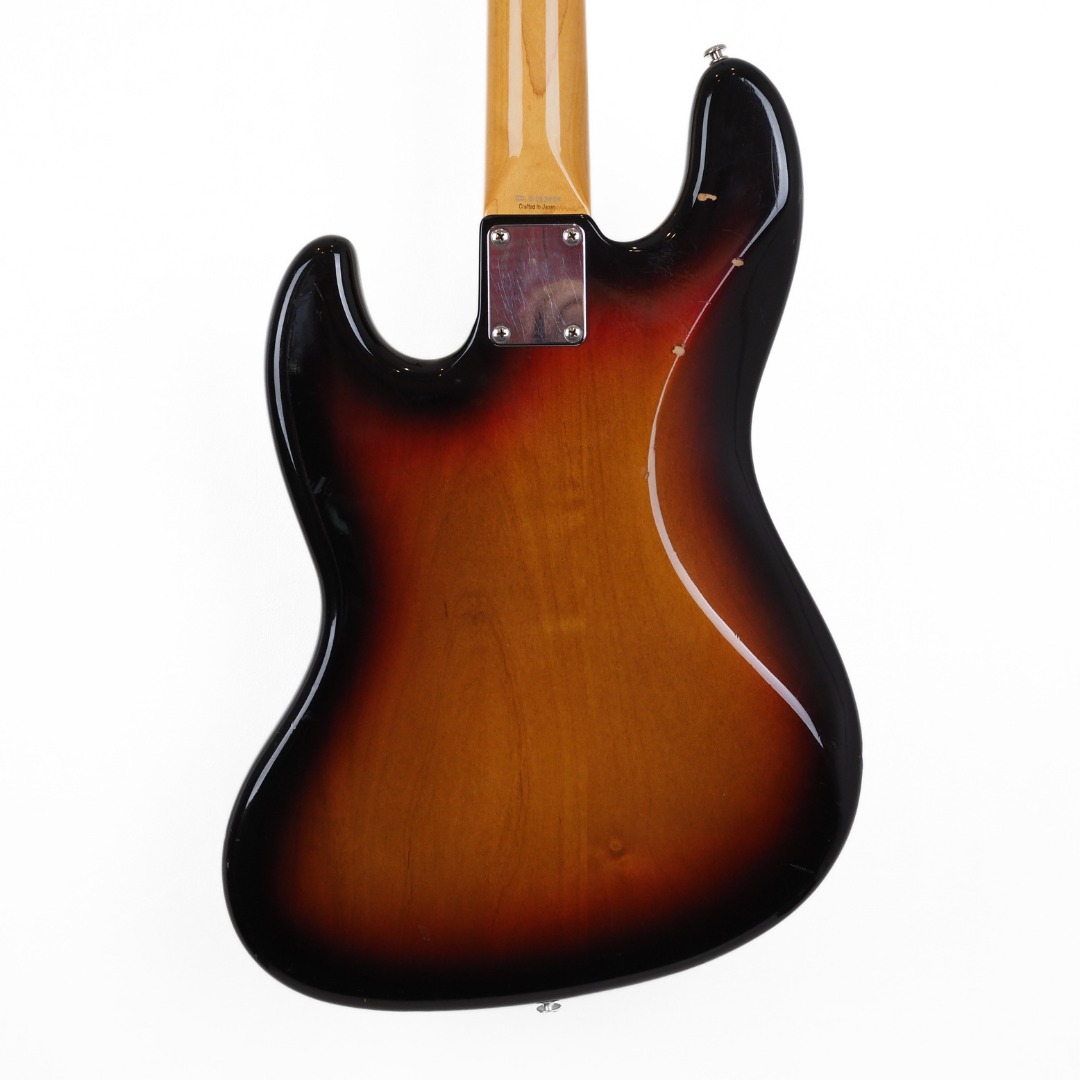 2004 Fender CIJ JB-62 '62 Reissue Jazz Bass Guitar in 3-Colour Sunburst