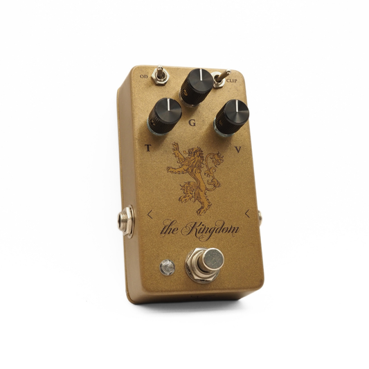 Foxpedal Kingdom Overdrive V2 Limited Edition Vintage Gold Effect Pedal