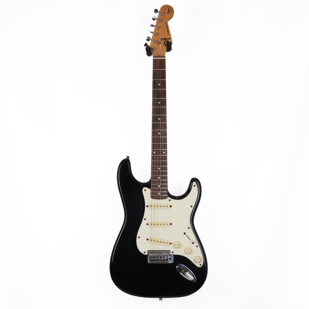 1980s Guitar Technology Status Series Stratocaster-Style Electric Guitar in Black