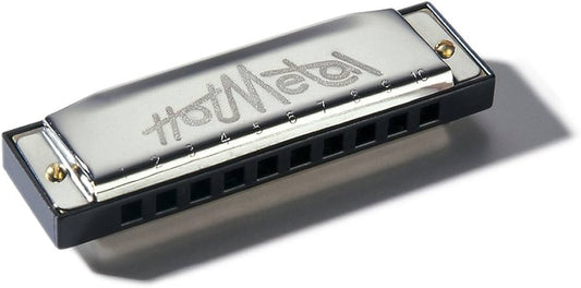 Hohner Hot Metal Harmonica 572FX Key of F