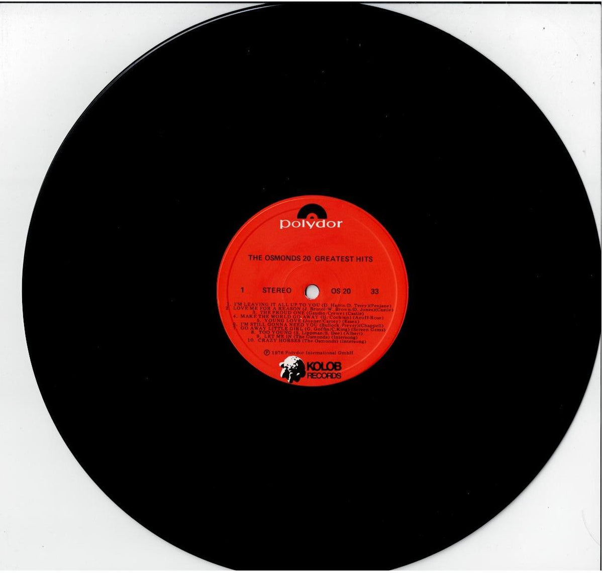 The Osmonds – 20 Greatest Hits (Vinyl, LP, Compilation, Stereo)