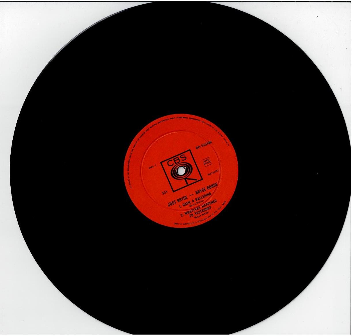 Bryce Rohde – Just Bryce! (Vinyl, LP, Album, Mono)