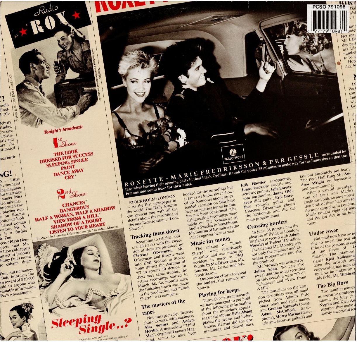 Roxette – Look Sharp! (Vinyl, LP, Album)