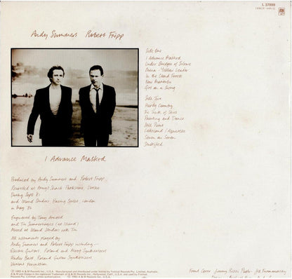 Andy Summers & Robert Fripp – I Advance Masked (Vinyl, LP, Album, Stereo)