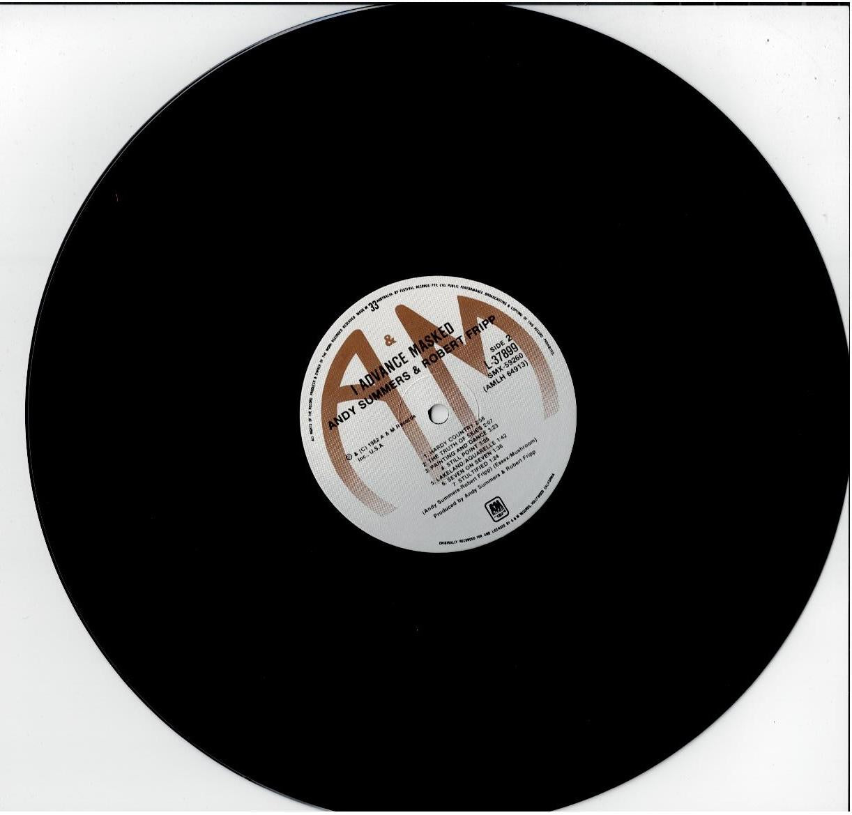 Andy Summers & Robert Fripp – I Advance Masked (Vinyl, LP, Album, Stereo)