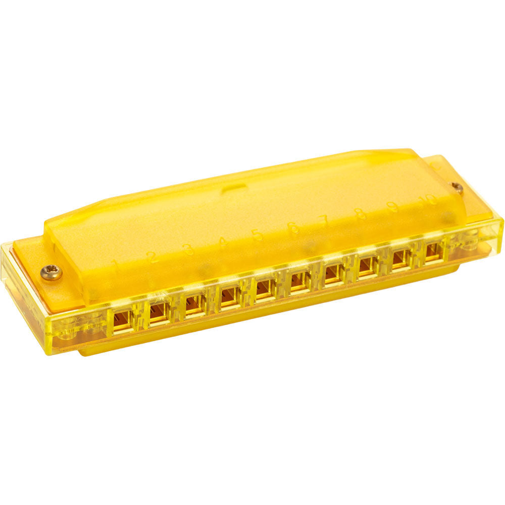 Hohner 5251 Kids Clearly Colourful Translucent Harmonica in Yellow