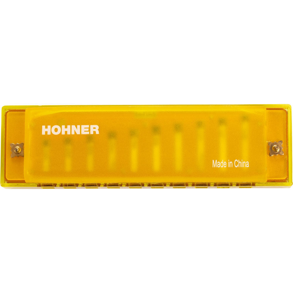 Hohner 5251 Kids Clearly Colourful Translucent Harmonica in Yellow