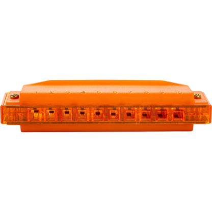Hohner 5255 Kids Clearly Colourful Translucent Harmonica in Orange