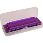 Hohner 5256 Kids Clearly Colourful Translucent Harmonica in Purple