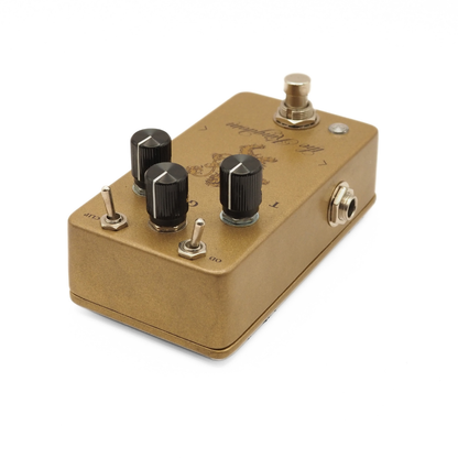 Foxpedal Kingdom Overdrive V2 Limited Edition Vintage Gold Effect Pedal