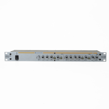 SoundStandard 1022B Stereo 2-Way + Mono Sub Active Crossover Rack Mounted Unit