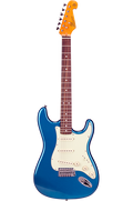 SX Vintage Series VES62LPB Right-Handed '60s-Style 4/4-Sized Stratocaster-Style Electric Guitar in Lake Placid Blue