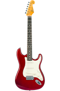 SX Vintage Series '60s Style VES12CAR 1/2-Sized Right-Handed Stratocaster-Style Electric Guitar in Candy Apple Red