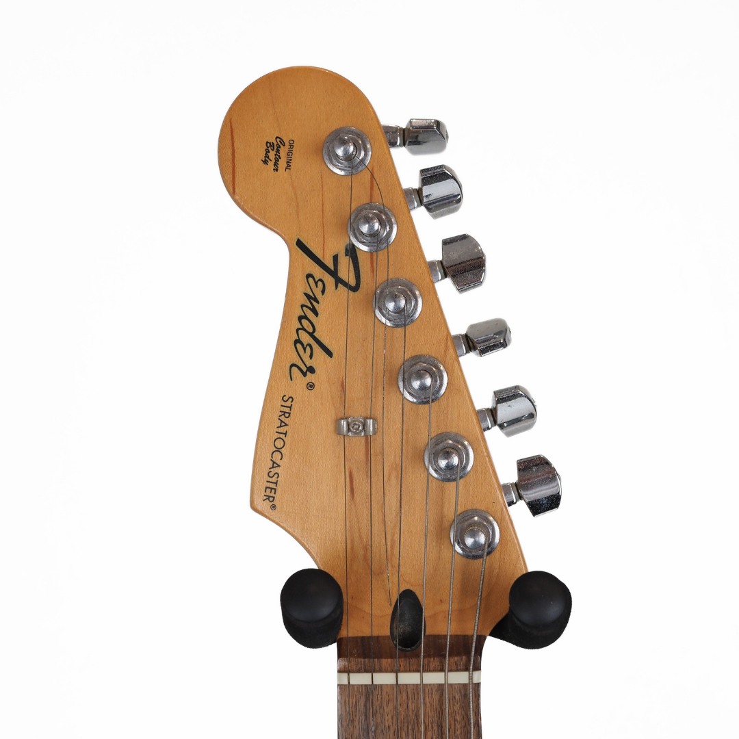 2008 Fender Left-handed Stratocaster MIM Electric Guitar in 3-Tone Sunburst