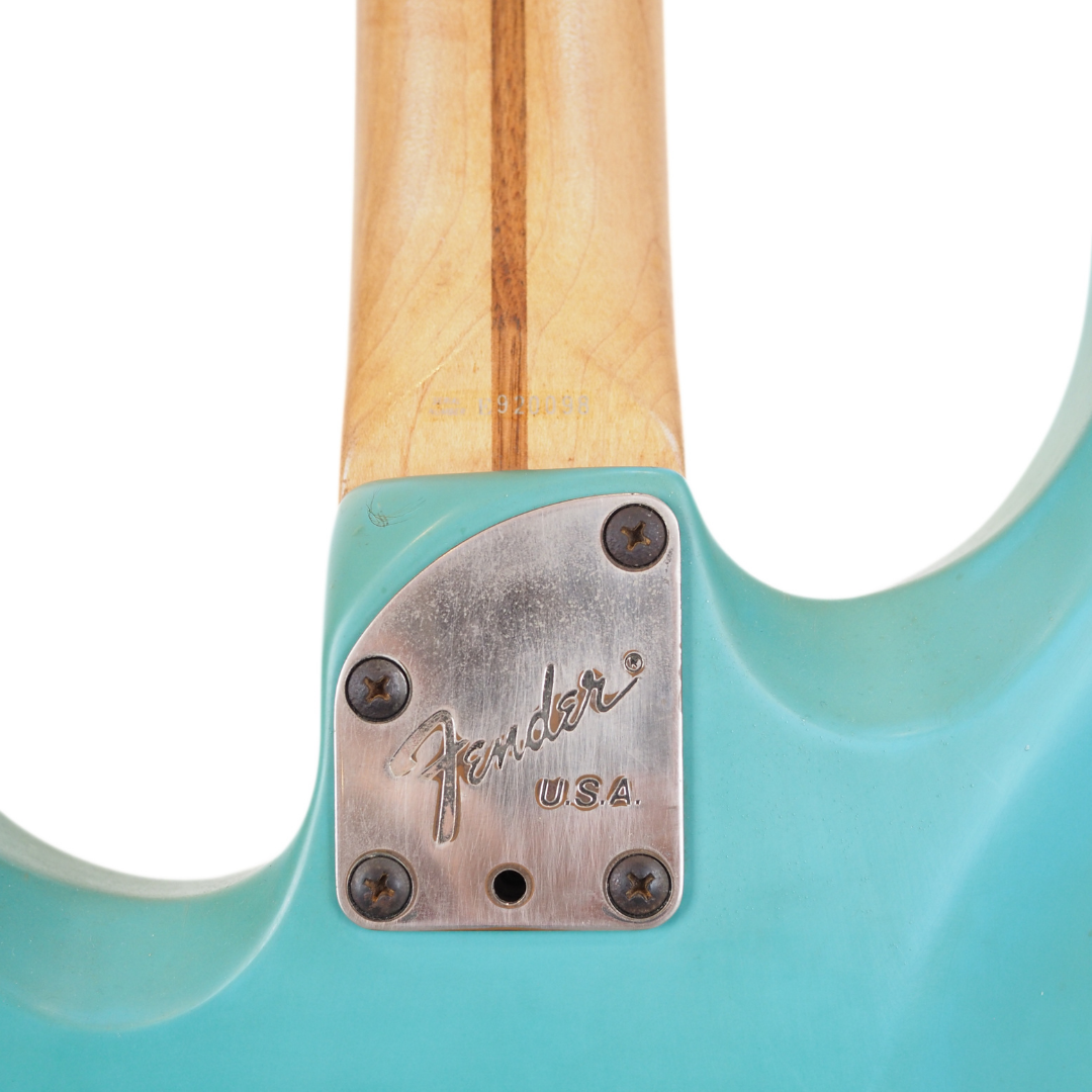 1989 Fender HM Strat Electric Guitar in Ice Blue