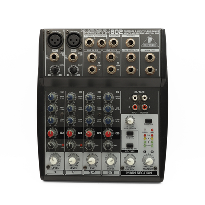 Behringer XENYX 802 8-Input 2-Bus Analogue Mixer