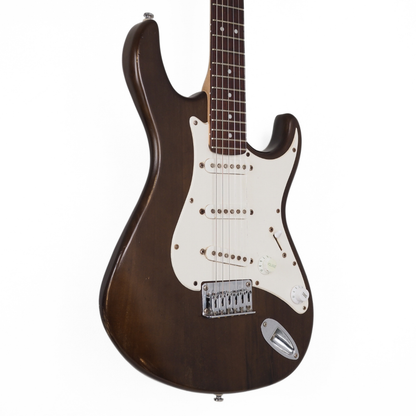 Cort G100 G-Series Stratocaster in Open-Pore Walnut