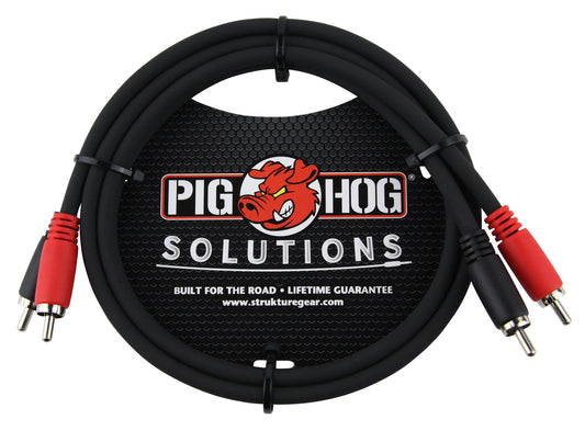 Pig Hog PD-RCA03 3ft RCA-RCA Dual Cable