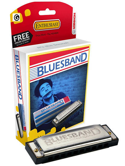 Hohner 559G Enthusiast Series Blues Band Harmonica in the Key of G