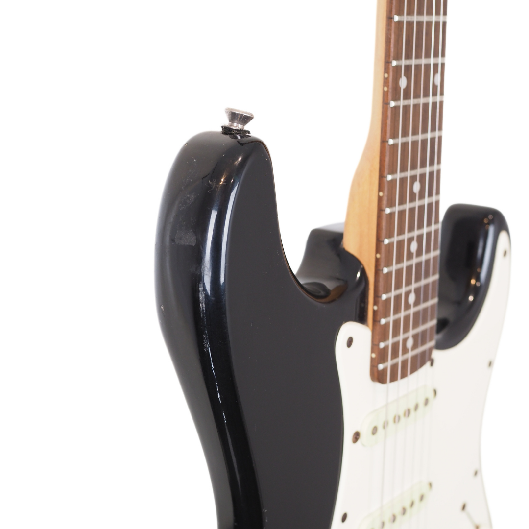 1980s Guitar Technology Status Series Stratocaster-Style Electric Guitar in Black