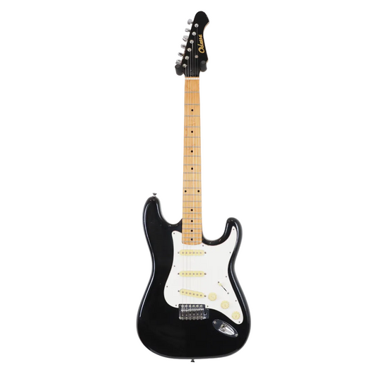 Odessa VST-01 M/BK Stratocaster-Style Electric Guitar in Black