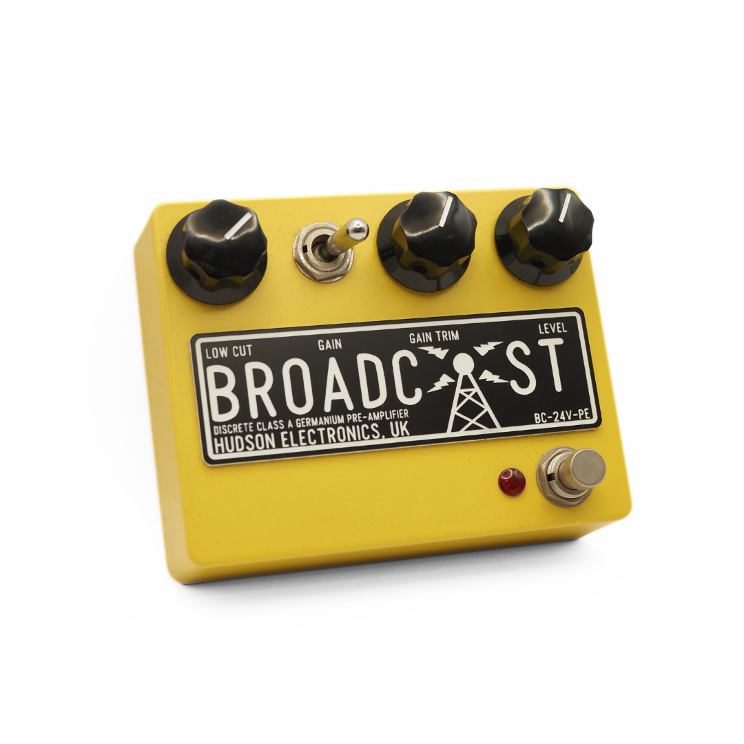Hudson Electronics BC-24V-PE Broadcast Germanium effects pedal