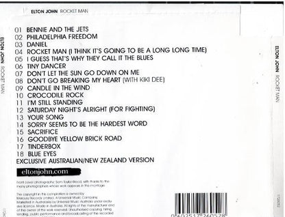 Elton John – Rocket Man: The Definitive Hits (CD, Compilation, Super Jewel Box)