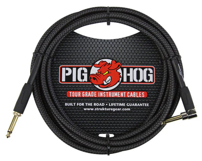 Pig Hog 10ft Braided Woven Cable (Assorted Colours)