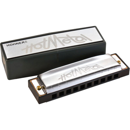 Hohner 572DX Enthusiast Series Hot Metal Harmonica in the Key of D