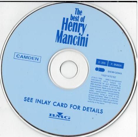 Henry Mancini – The Best Of Henry Mancini (CD, Compilation, Stereo)
