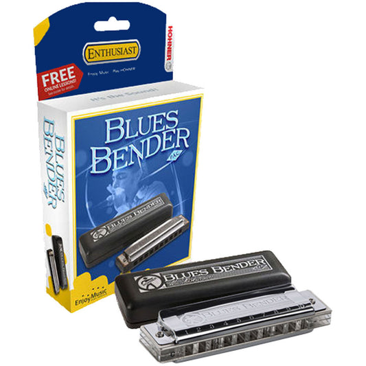 Hohner 585F Enthusiast Series Blues Bender Harmonica in the Key of F