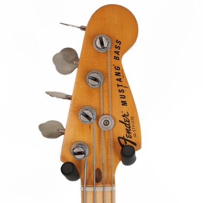 1977 Fender Mustang Short-Scale Bass Guitar in Custom Black Finish