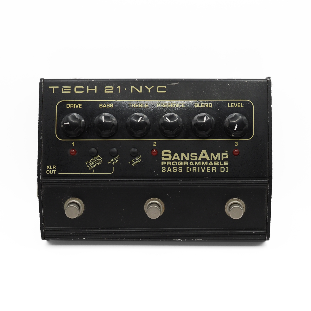 Tech 21 Sansamp Programmable Bass Driver Preamp & DI Box